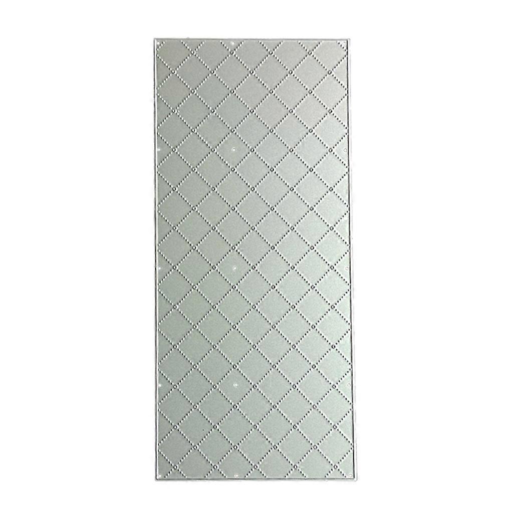 Diamond Grid Rectangle Embossing Stencil Wedding Invitation Making Accessories