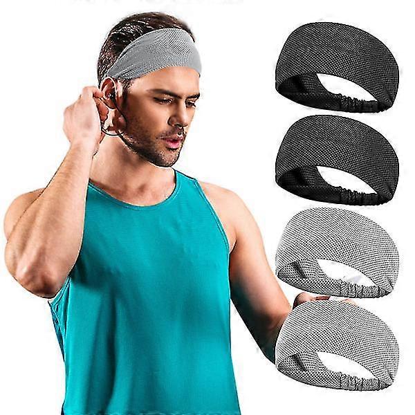4 pcs Sweatbands Headband, Cooling Sweat-transporting Headband