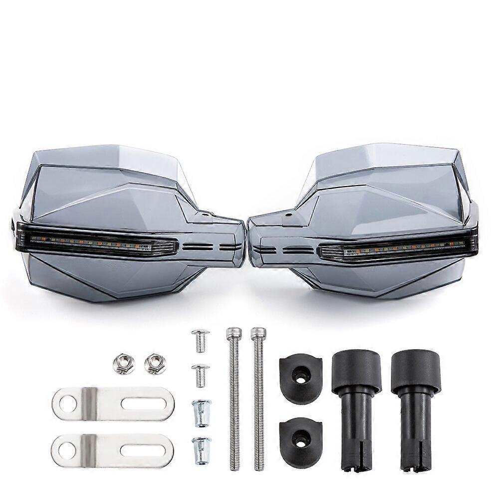 Motorcycle LED Hand Guard Handguard with LED Light Shield Windproof Universal Protective Gear for 530 EXC EXC-R XC-W XCR-W
