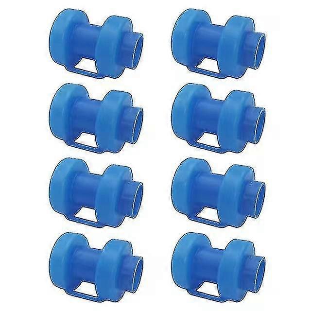 Starlight-8 Pcs Trampoline Enclosure Pole Cap Pe Bounding Table Protective Cover Cap