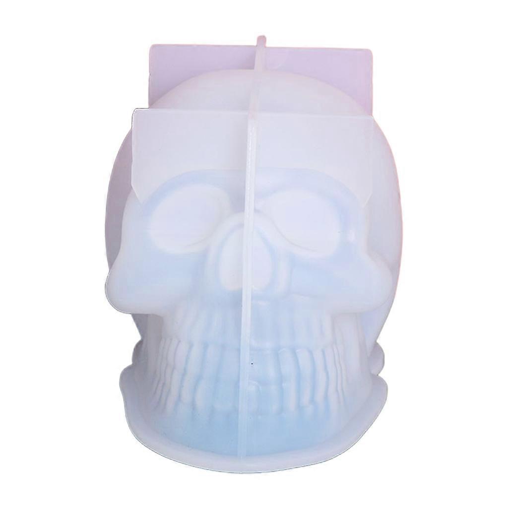 Halloween Silicone Mold for Casting Mysterious DIY Resin Molds Skull Shape