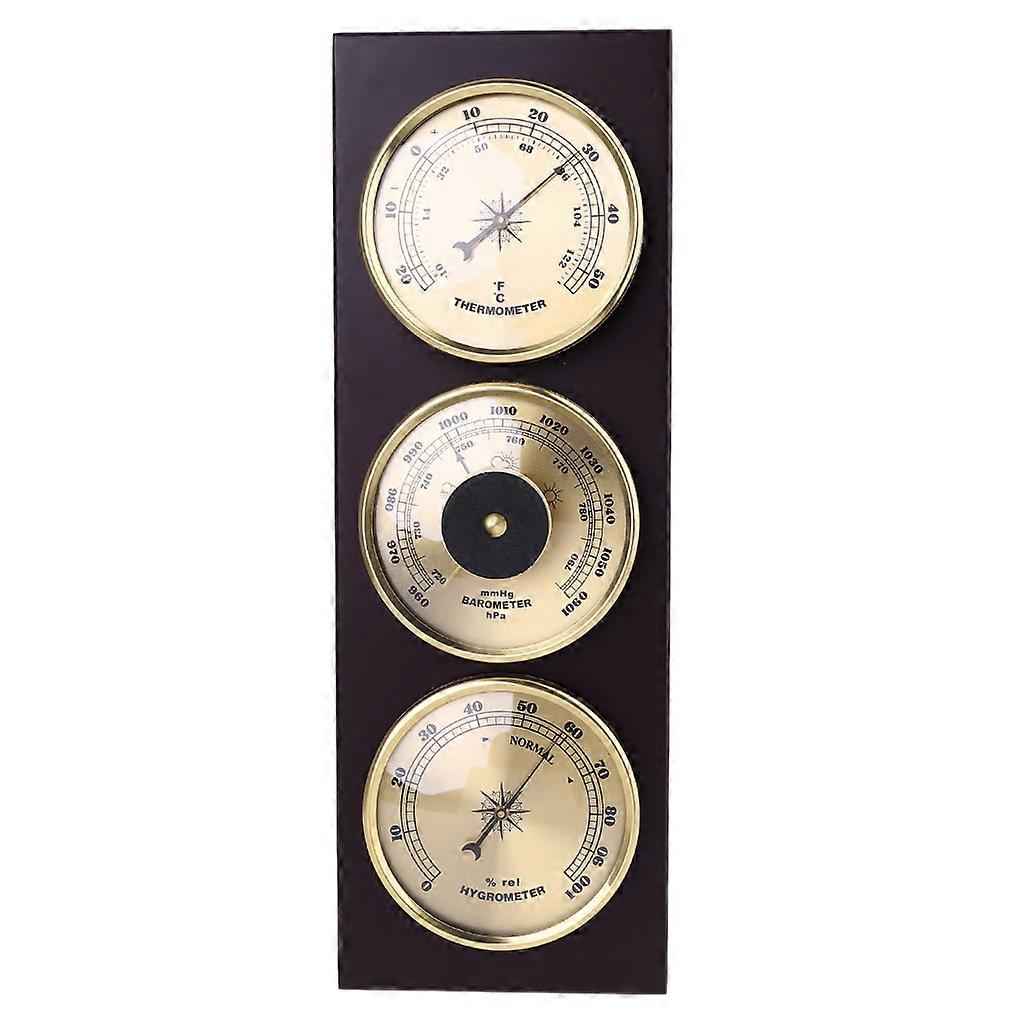 Dial Type Barometer Thermometer Hygrometer Weather Station Barometric Pressure