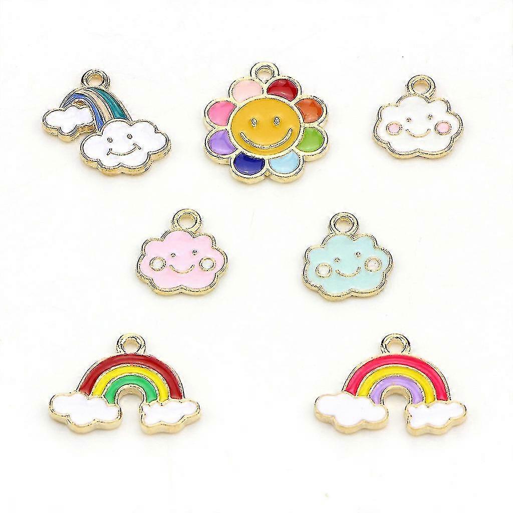 27pcs/set Assorted Alloy Enamel Pendant