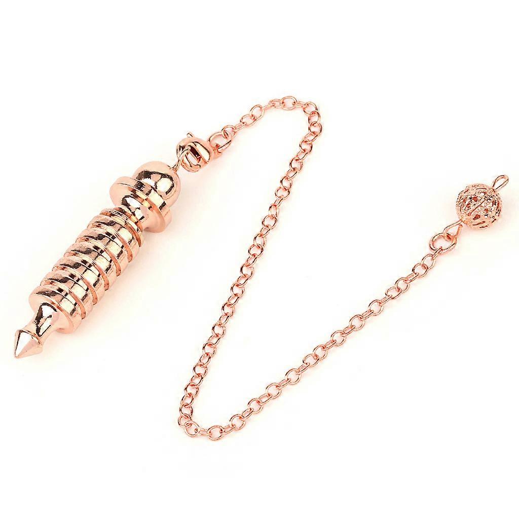 Practical Screw Shape Pendule Pendulum Pendant for Divination Chakra Balancing