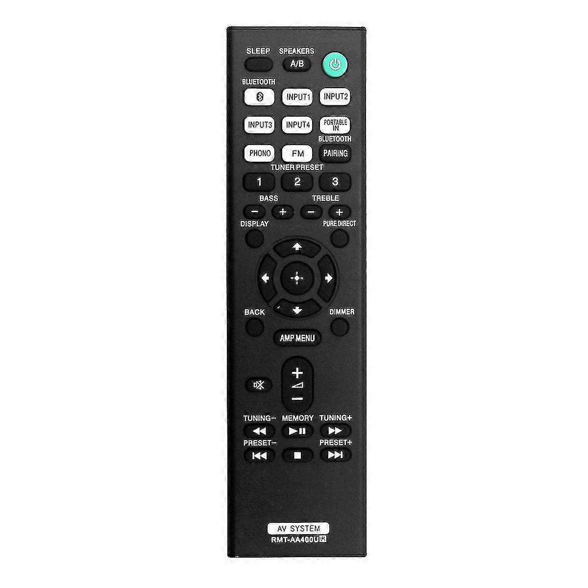 -AA400U Remote Control Replace Stereo Receiver STR-DH190 STRDH190 Remote Control