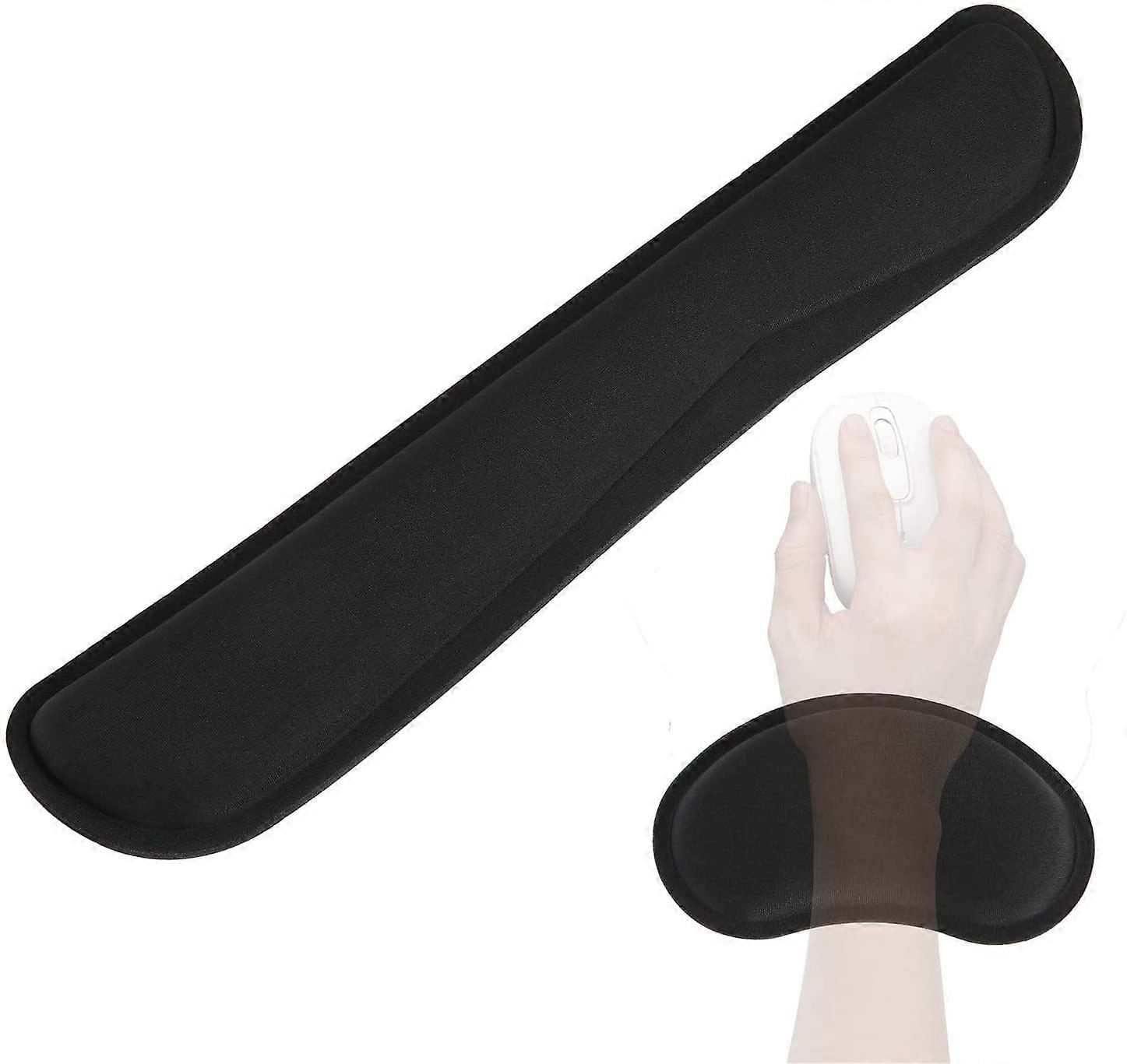 Keyboard Wrist Rest Pad & Mouse Wrist Rest Support for Gaming Computer Laptop, Memory Foam Set