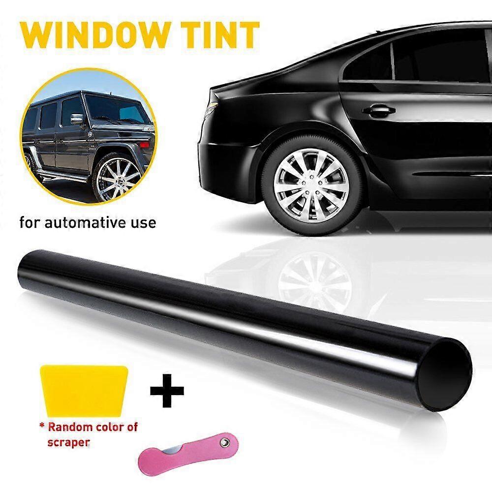 20X10FT Vlt 15% Uncut Roll Window Tint Film Charcoal