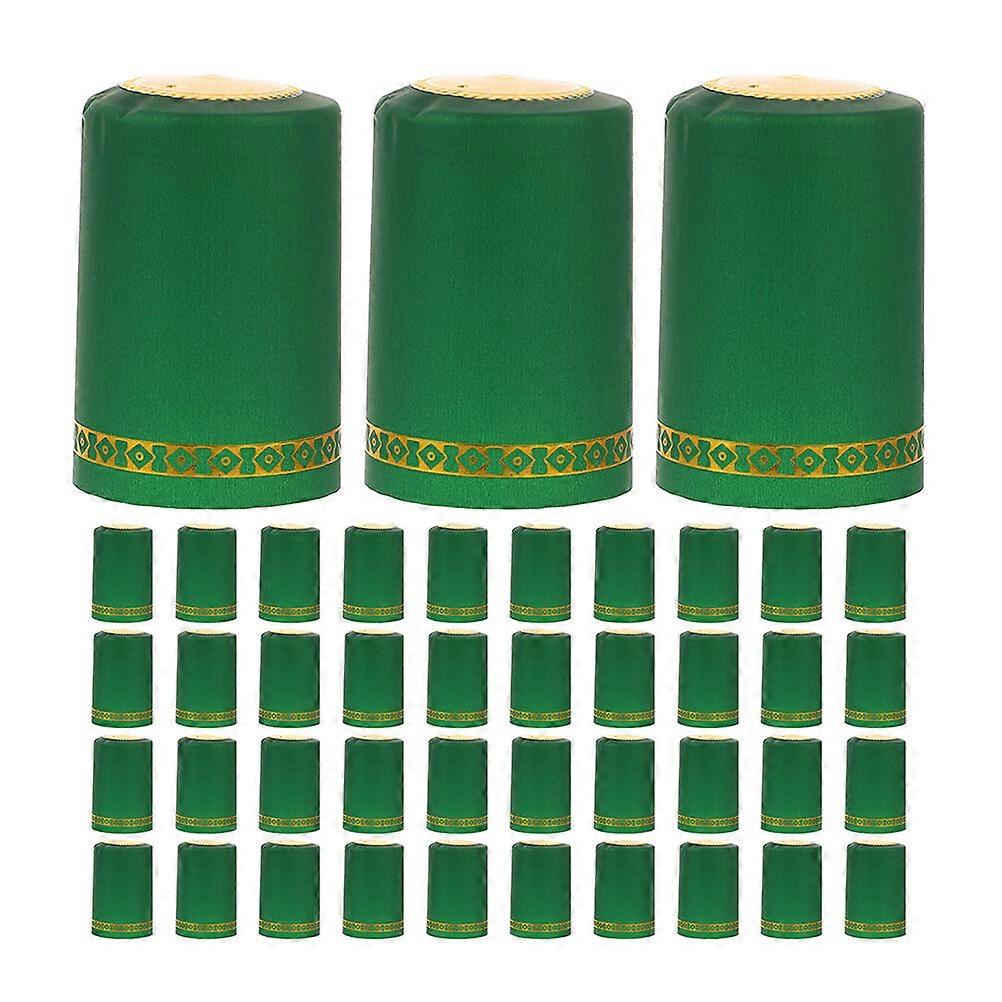 50pcs Heat Shrink Capsules Wine Bottle Wraps Single-use Wine Bottle Sealers Wine Bottle Caps