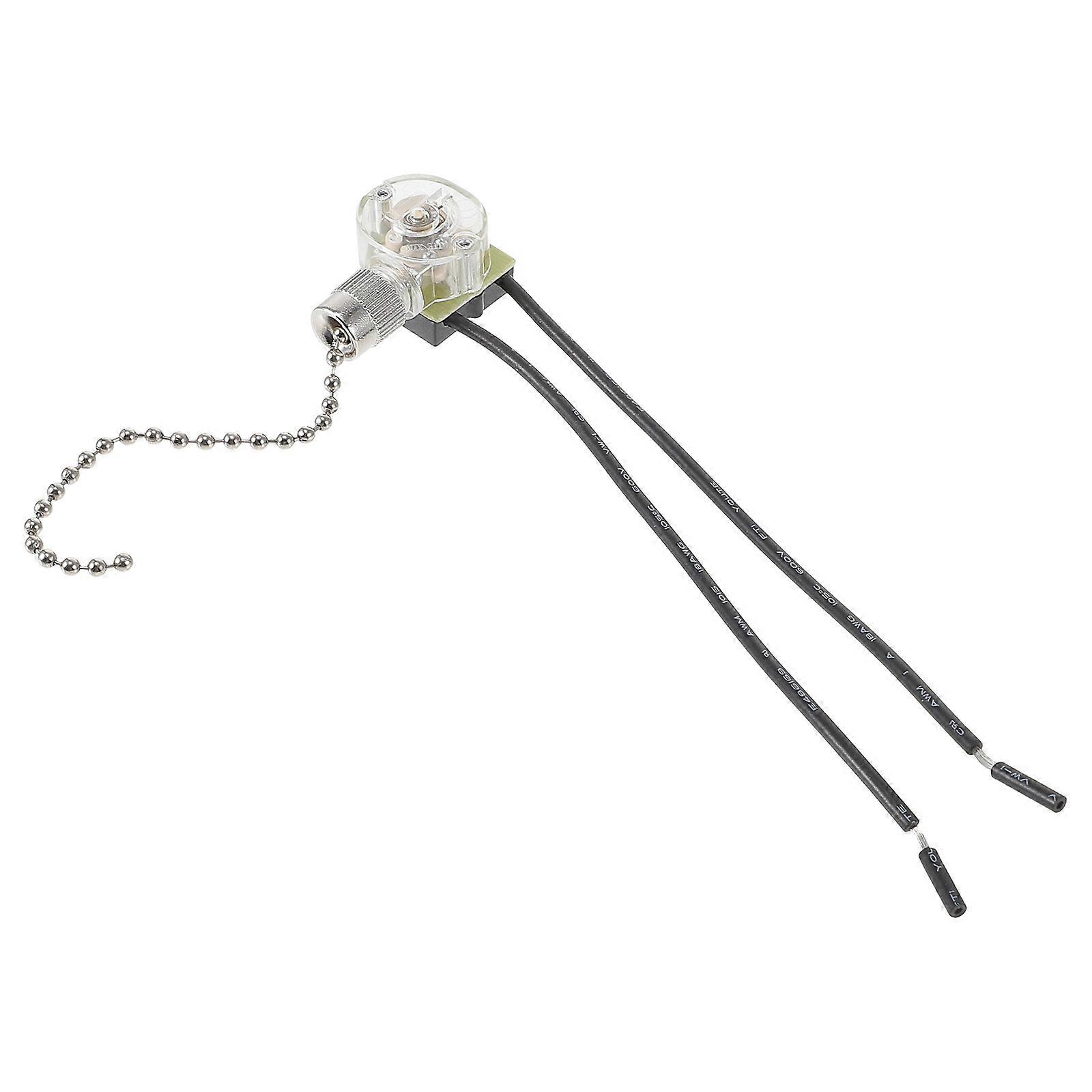 2pcs ventilatore a soffitto interruttore 2 fili ventilatore a soffitto interruttore ventilatore pull chain switch controllo