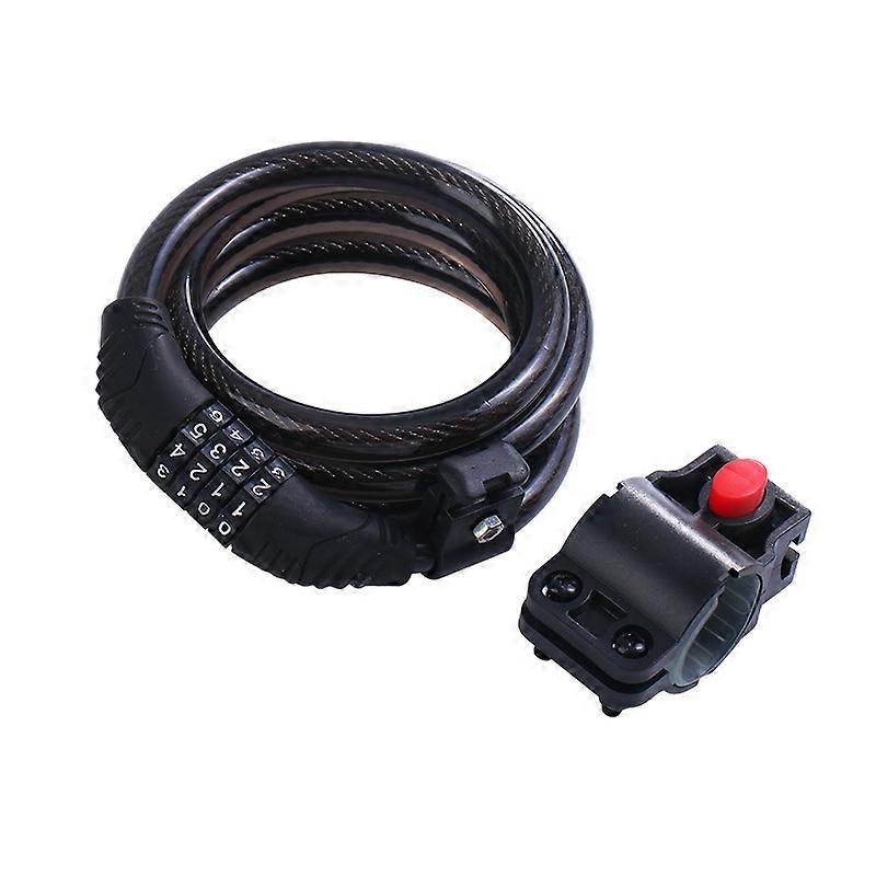 Bike Lock, 4-Digit Password Bicycle Lock Portable Anti Theft Bike Password Lock Resettable Combinations 4 Digits Codes Lock