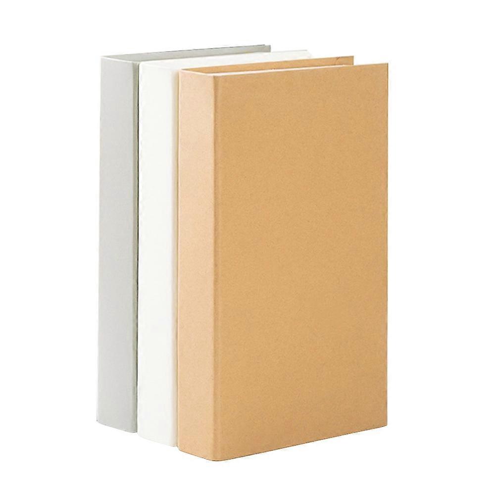 3 Pcs Vintage Ornament Decorative Books Display Decorative Books Set Retro Artificial Books Farmhouse Decorative Books