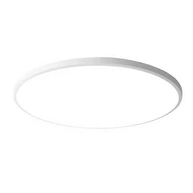 80W Dimmable LED Ceiling Light,Round Panel Ceiling Light,Adjustable Brightness Temperature 2700K-6500K,48cm,Three-tone White Rim