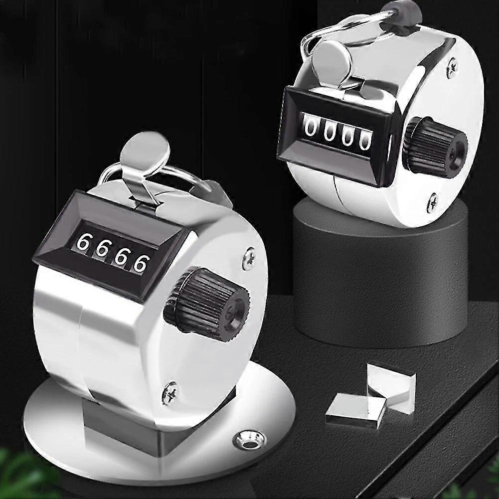 4 Digit Number Mini Portable Manual Press Tally Counter Display Electronic Tally Counter with Mechanical Button