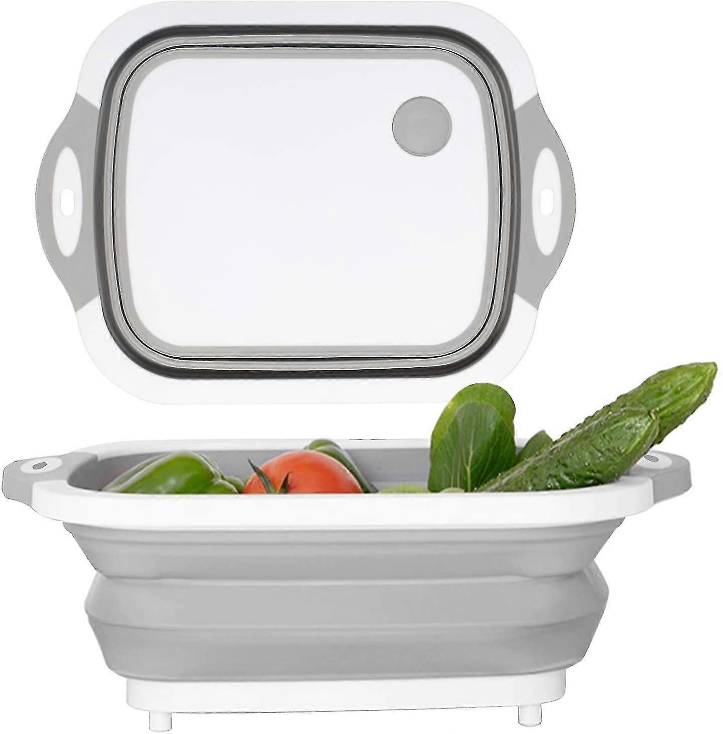 Multifunctional Cutting Board, Folding Dish Basin, Collapsible Fruit