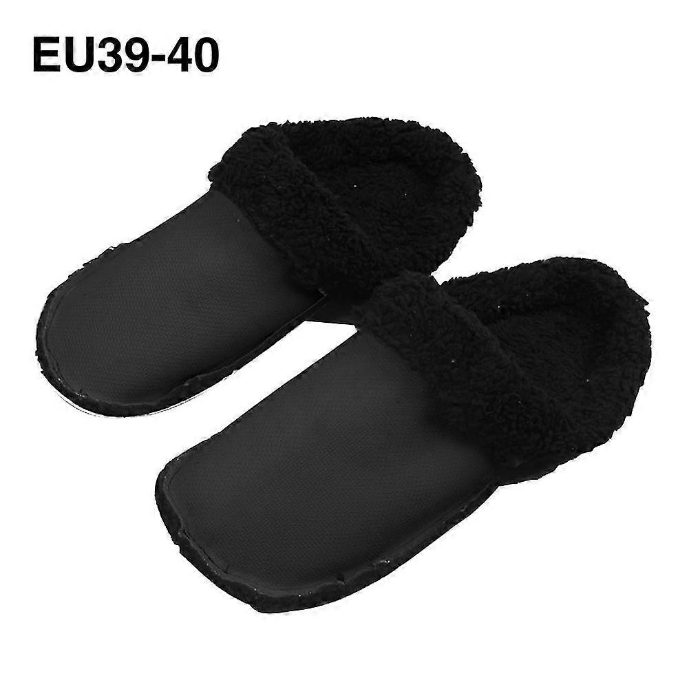 Insert Liner Winter Warm Croc Clog Insole Furry Durable Shoes Accessories Black
