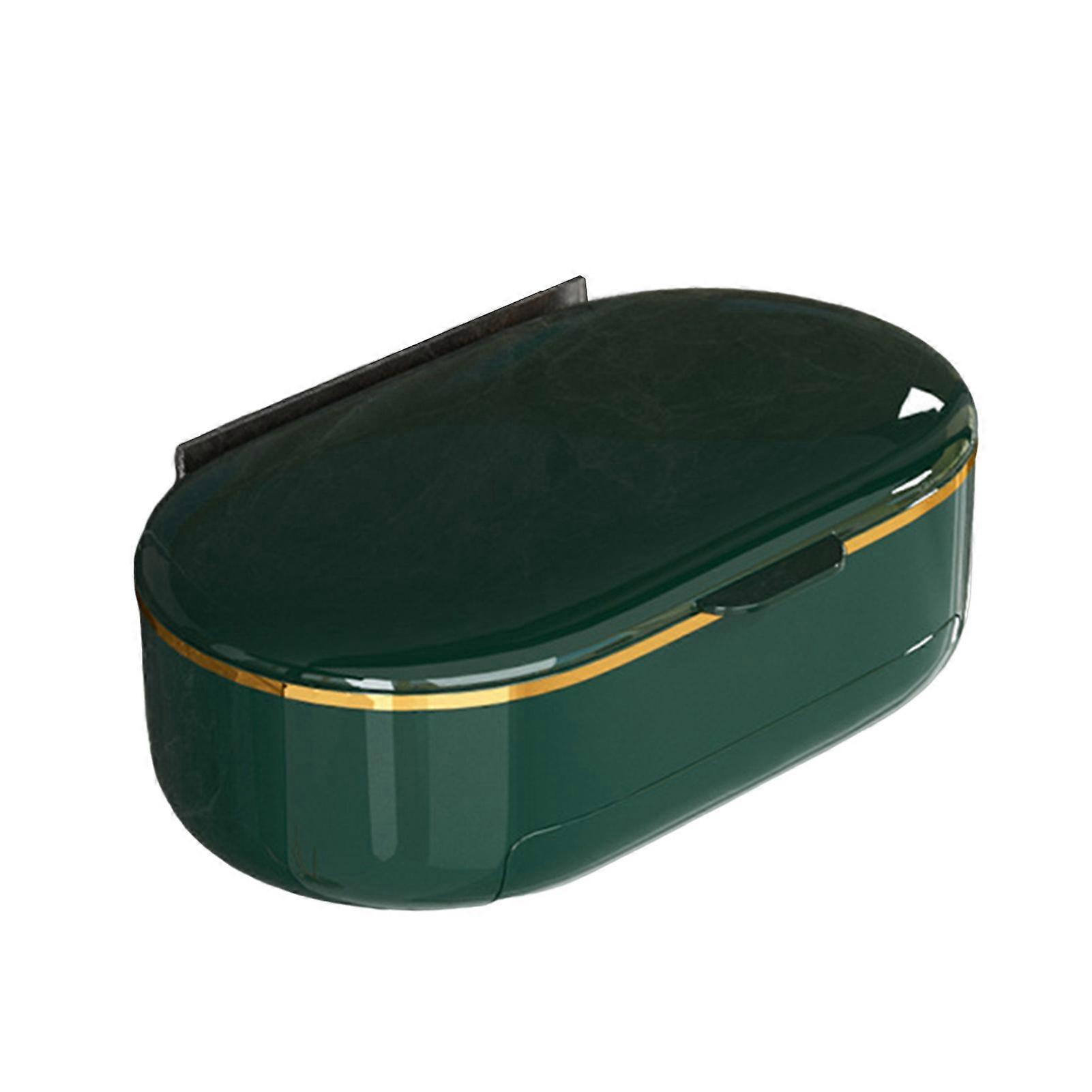 Soap Box Multi-purpose Soap Dish Case Space-saving Wall Mounted Sponge Soap Drain Holder for Home Bathroom