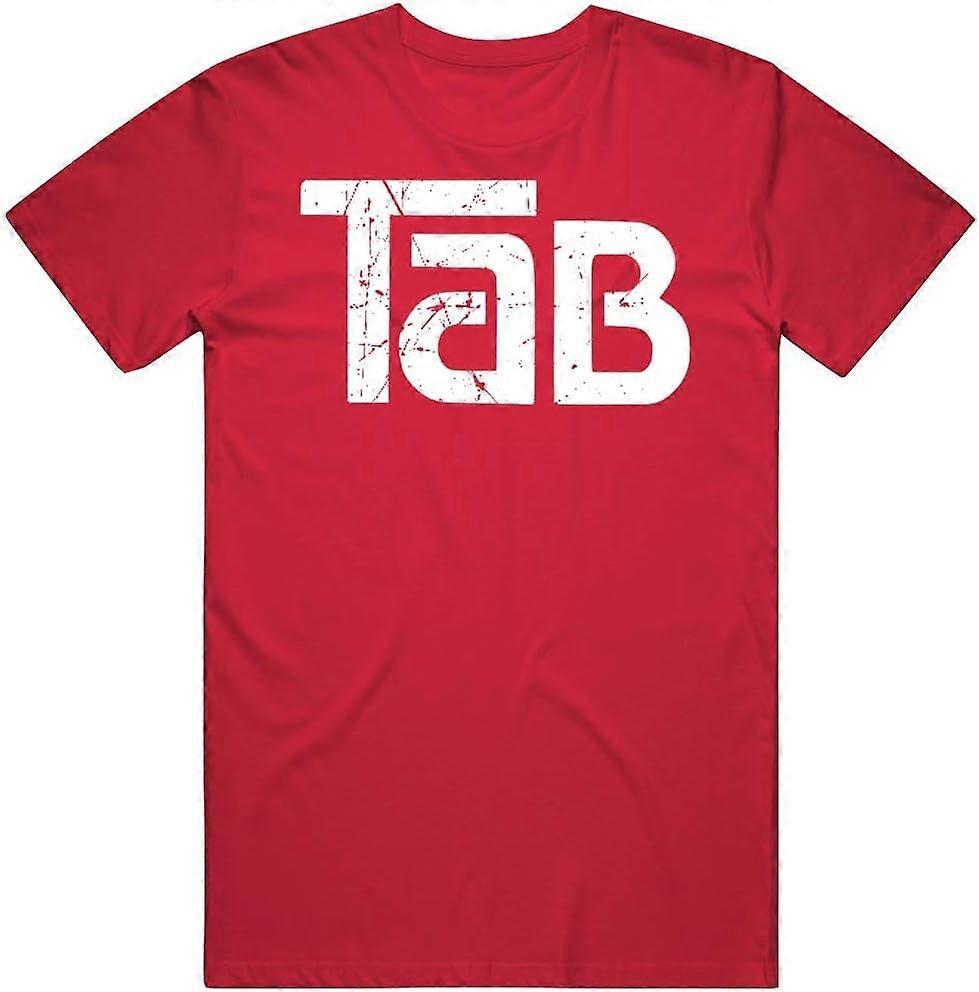 Tab Cola Retro Soft Drink Beverage Distressed T Shirt