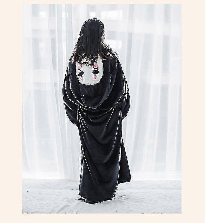 Anime Πνεύμα μακριά Kigurumi Πιτζάμες Χωρίς πρόσωπο Άνθρωπος Βελούδινη Χειμερινή φανέλα Ενηλίκων Κινούμενα σχέδια Anime Κοστούμι Cosplay