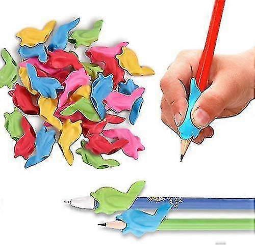 200pcs Bleistifte Griffe Silikon Bleistift Greifer Schreibhilfe Griff Bleistift Greifer für Kinder Handschrift
