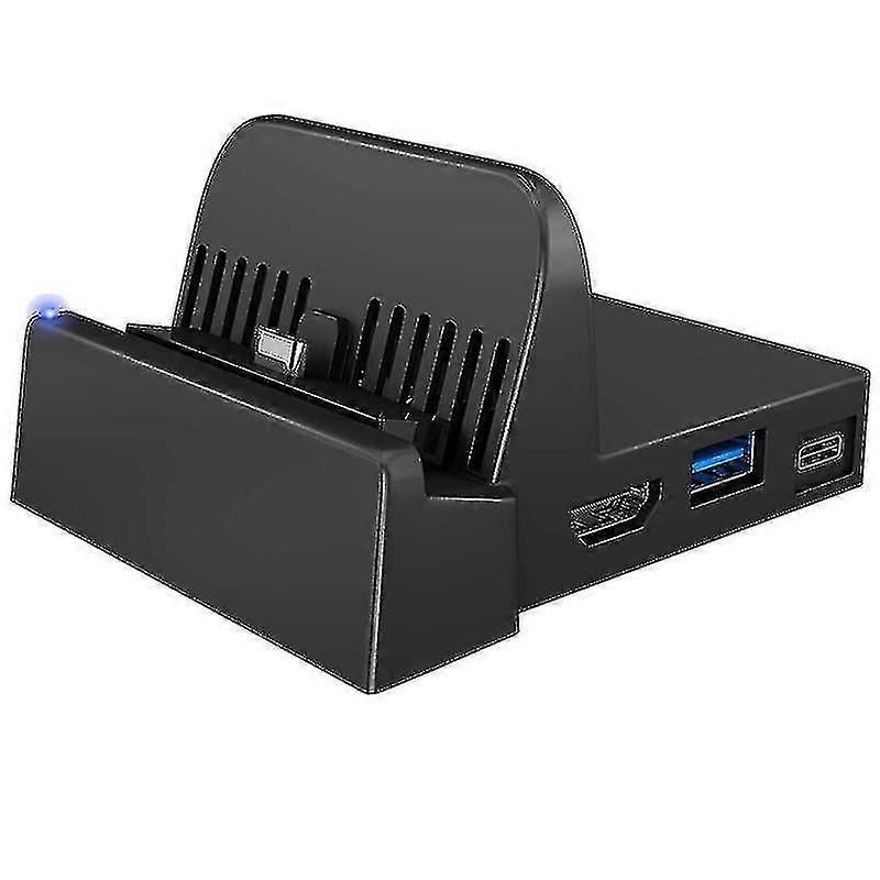 Portable Mini Switch Tv Docking Station Charging Stand Replacement For Switch Dock Set, Compact Swi