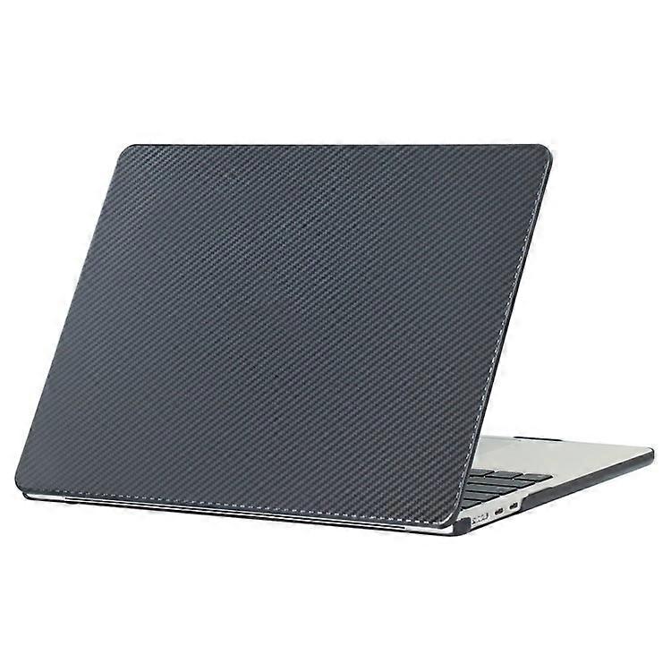 Compatible For MacBook Air 13 inch (2022) A2681 / (2024) A3113 M3 Case Carbon Fiber Texture Plastic Laptop Hard Shell