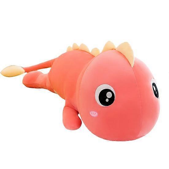 Sleeping Pillow Toy Dinosaur Shape Breathable Cotton Strong Flexibility Hugging Pillow for Girl