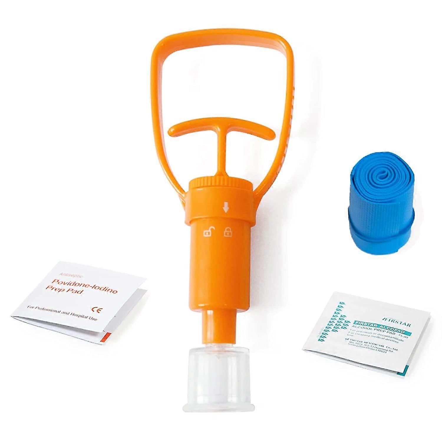 First Aid Venom Extractor Pump, Outdoor And Portable One-hand Suction For Snake, Bee, Bug, Scorpion Bites And Stings Removal, Survival Poison Ex