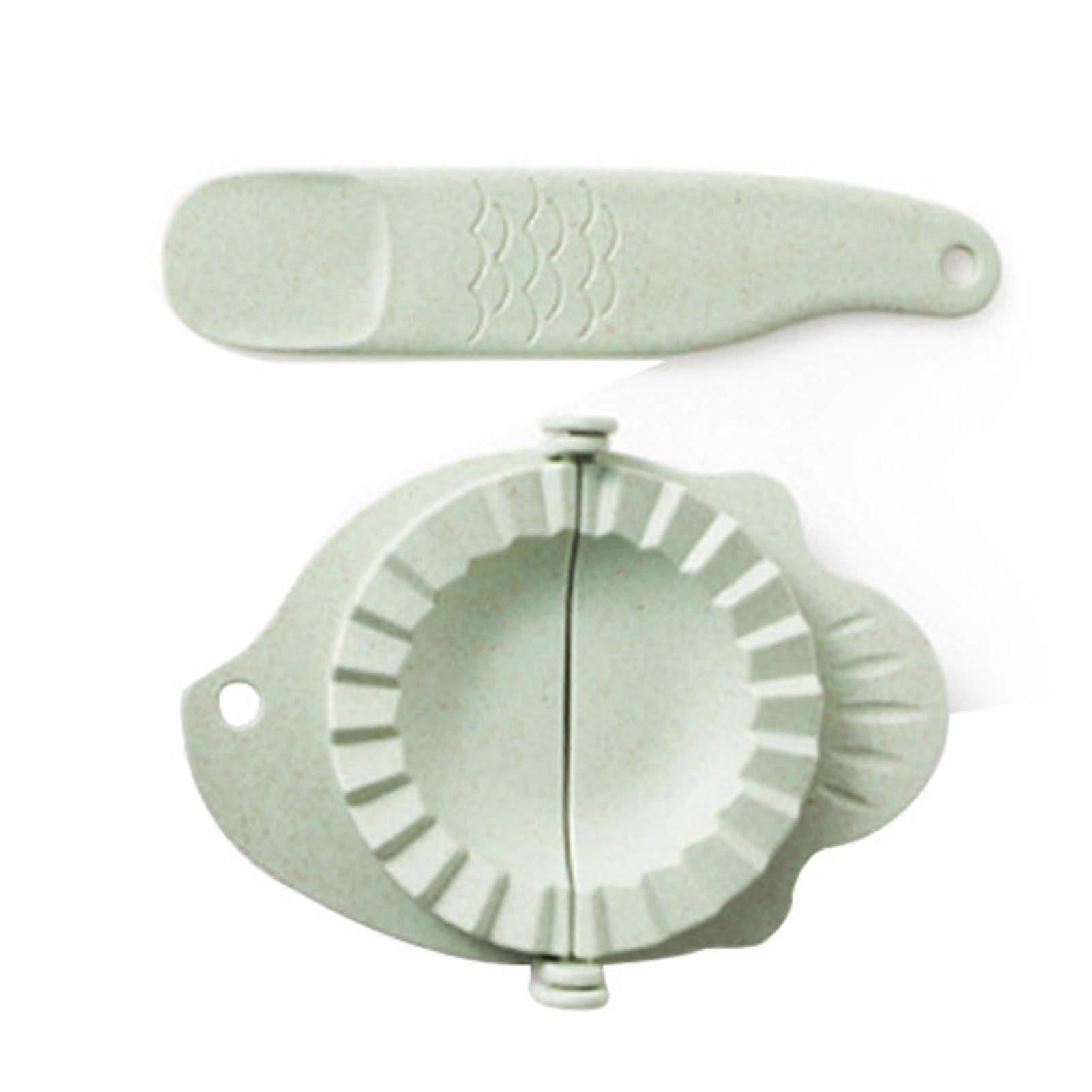 Dumpling Maker Set Hangable Kitchen Tool Spoon Combo Multipurpose Plastic PP for Brand Model Compatibility Green