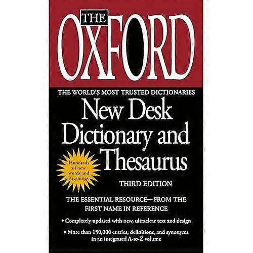 The Oxford New Desk Dictionary and Thesaurus
