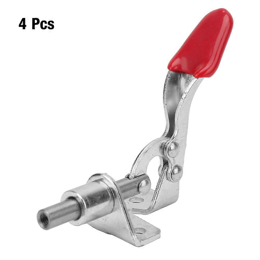 4Pcs Professional Stainless Steel Push-pull Type Handle Quick Toggle Holding Clamp Tool