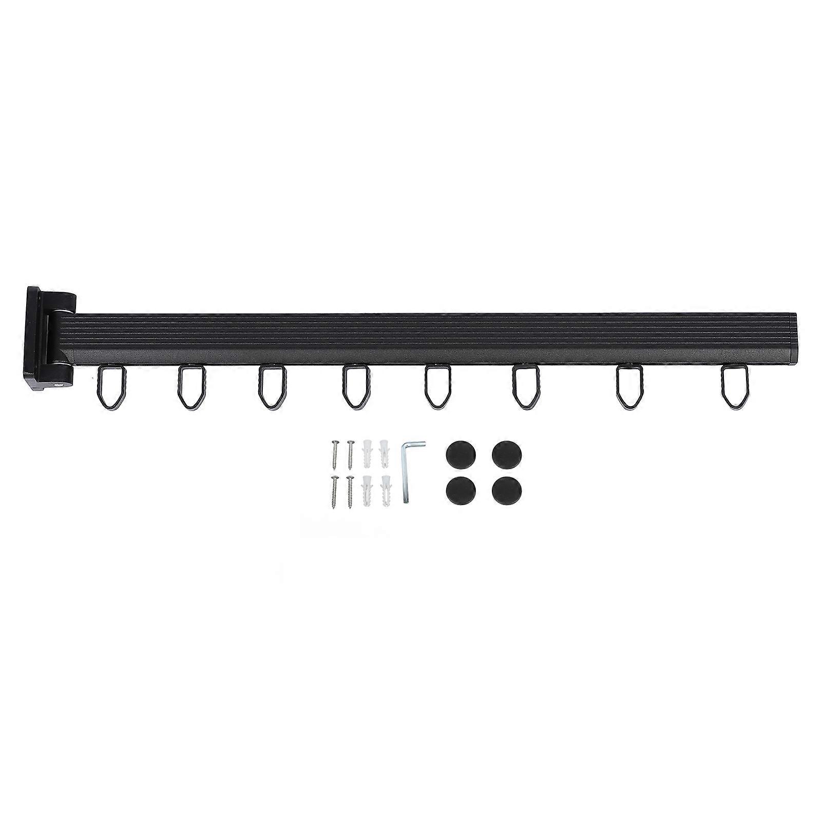 Wall Mounted Clothes Drying Rack Aluminum Alloy Space Saving Balcony