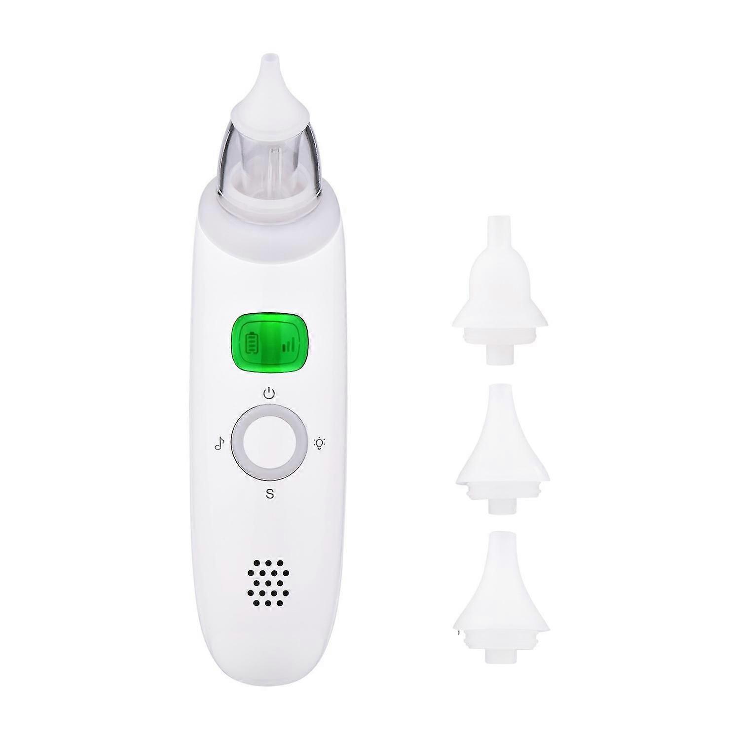 Electric Baby Nasal Aspirator Safe Low Noise Built-in Battery Automatic Nose Sucker Cleaner for Infa