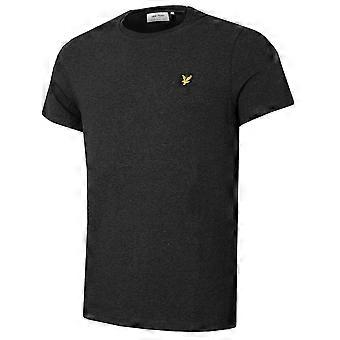 Camiseta de Golfe de Algodão Orgânico com Gola Redonda Clássica para Homens Lyle & Scott