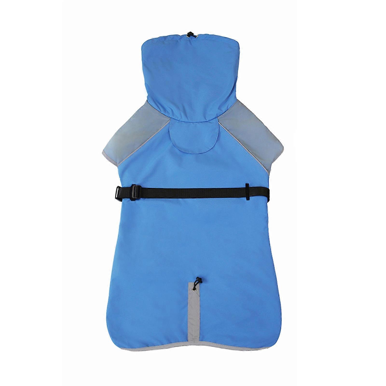 Köpek Yağmurlukları Evcil Hayvan Kapüşonlu Yağmurluk Su Geçirmez Yağmurluklar Yansıtıcı Köpek Ceketi Cilt Dostu YağmurluGiyim ile TractionRope 6XL