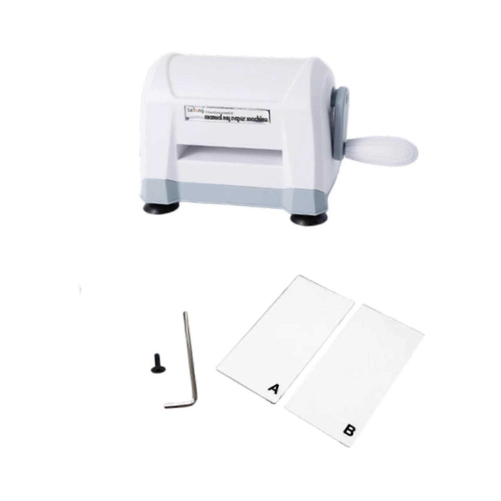 Die Cutting Embossing Machine Arts Manual Embossing Machine for Starter Kids White
