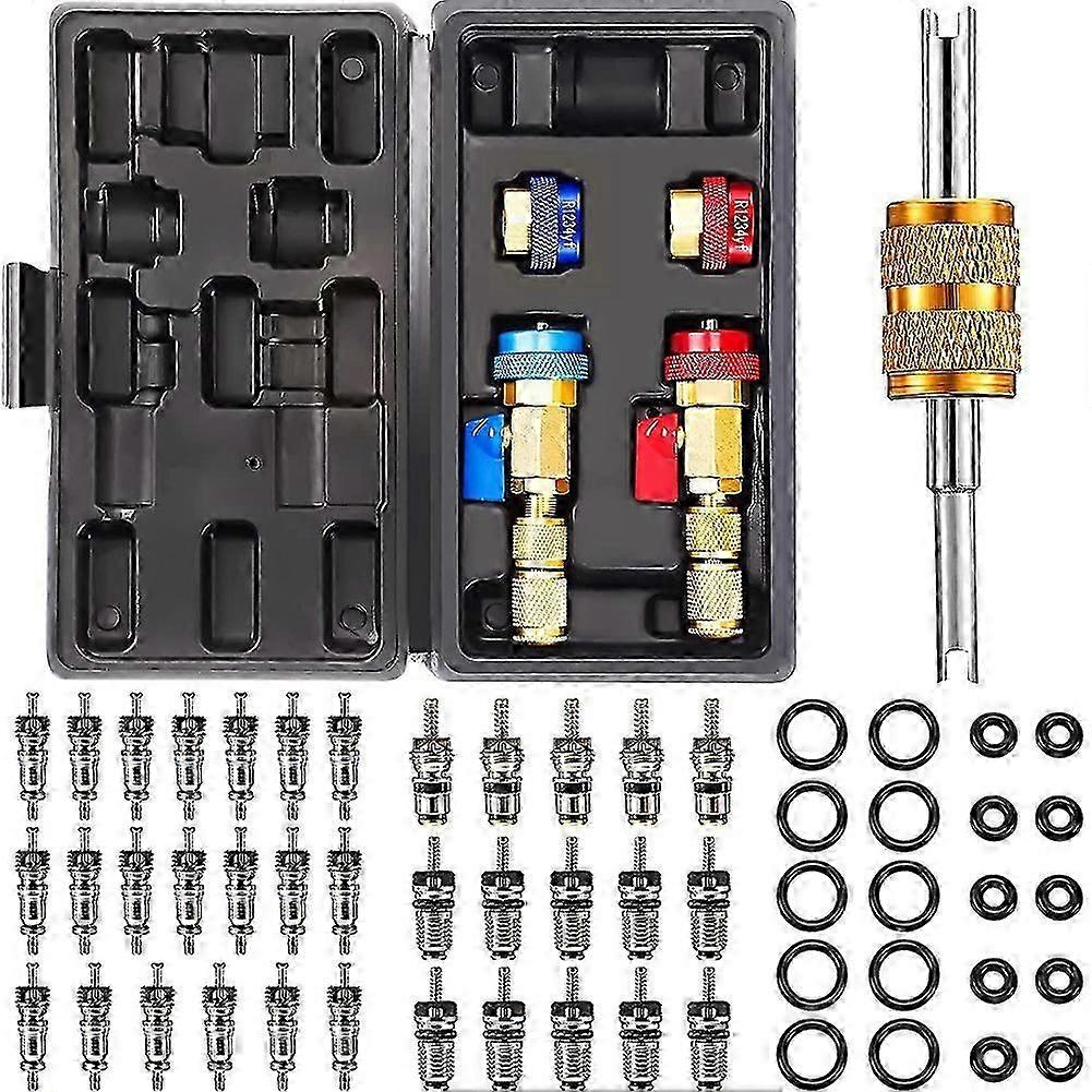 Automotive AC R134A R1234YF Valve Core Tool, Air Condition Valve Core A/C R12 Refrigeration Valve Core Remover Tool