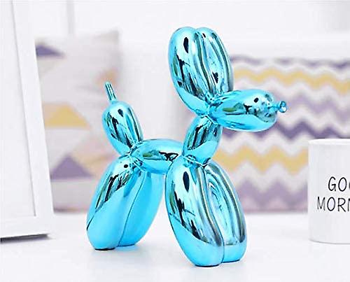 Statuette Chien Ballon Doré 10,2 Cm – Sculpture Résine Brillante – Déco Fun Et Moderne Pour Bureau, Étagère Ou Cadeau Original