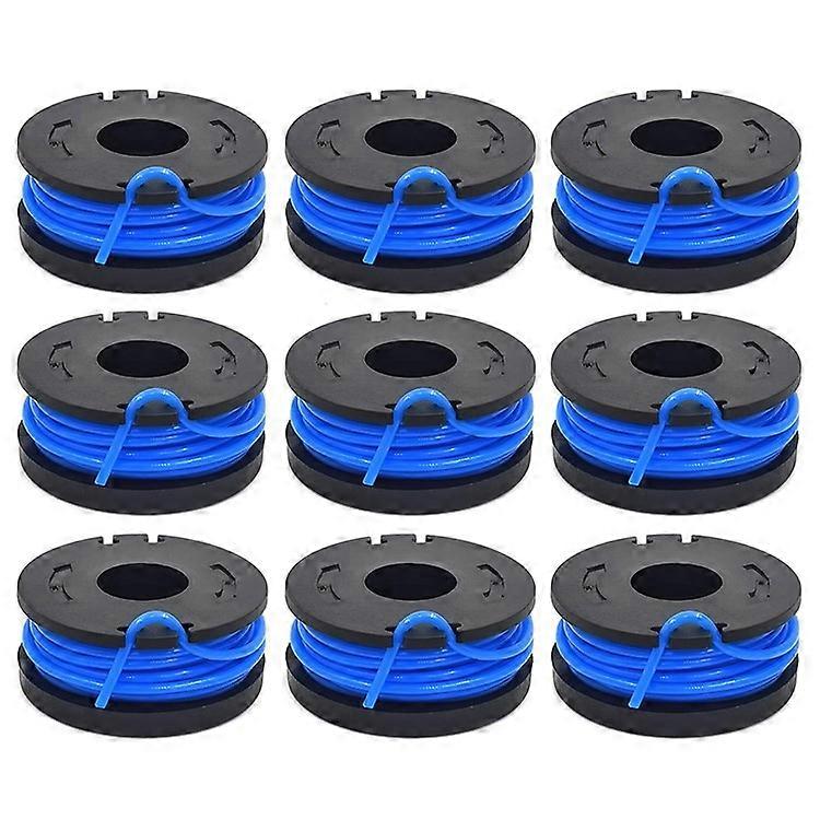 TLW-01 9Pcs Replacement Spool Mower Accessory Compatible For Harbor Freight Bauer 19115C-B 20V Cordless Mower