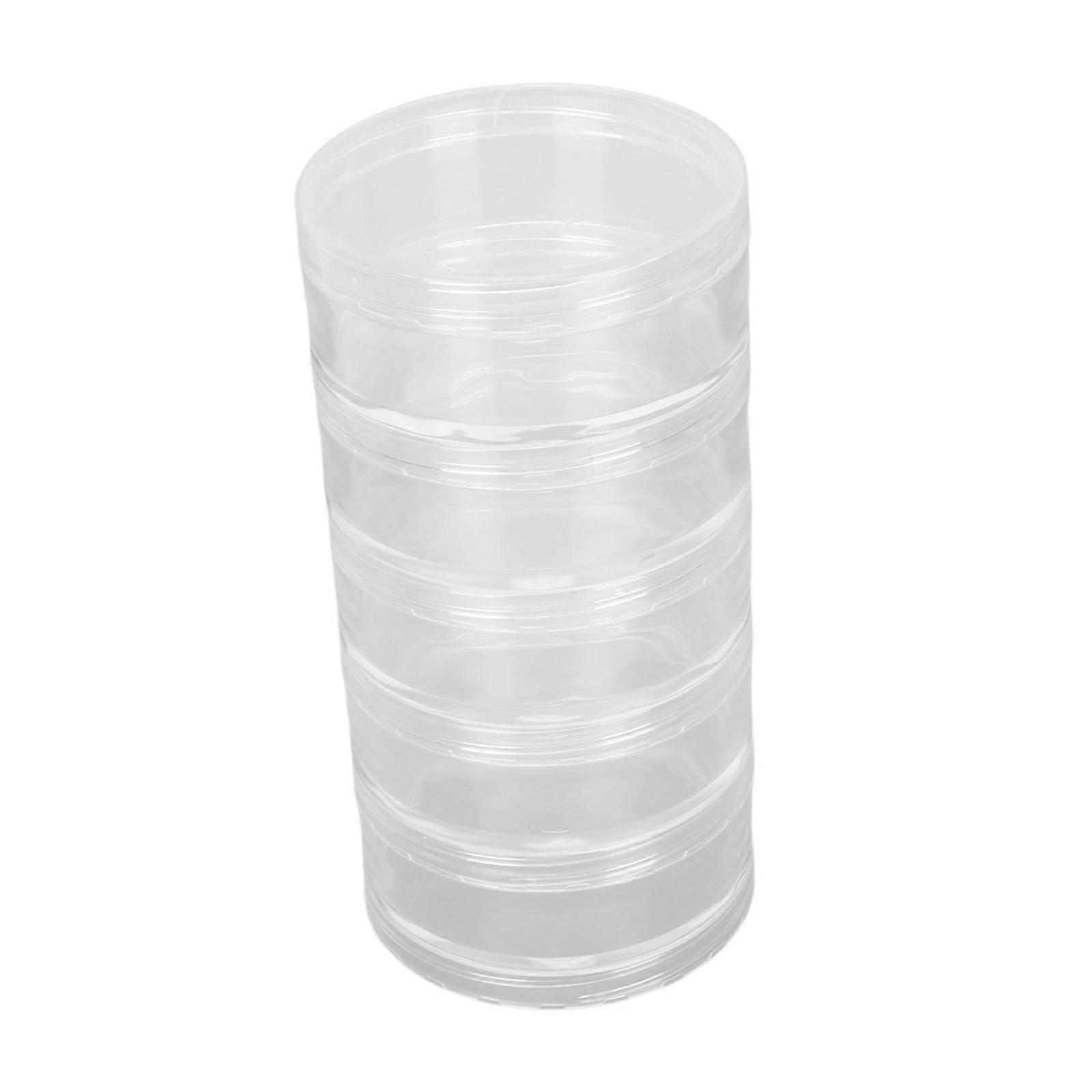 5 Layered Watch Parts Storage Box Protector Case for Watch Tools Accessories 3.8 cmx9.7 cm