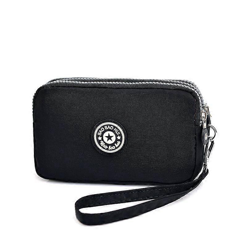 New Fashion Women Large Wallet With Makeup Bag And Cell Phone Pocket Nylon Material Portable And Practical