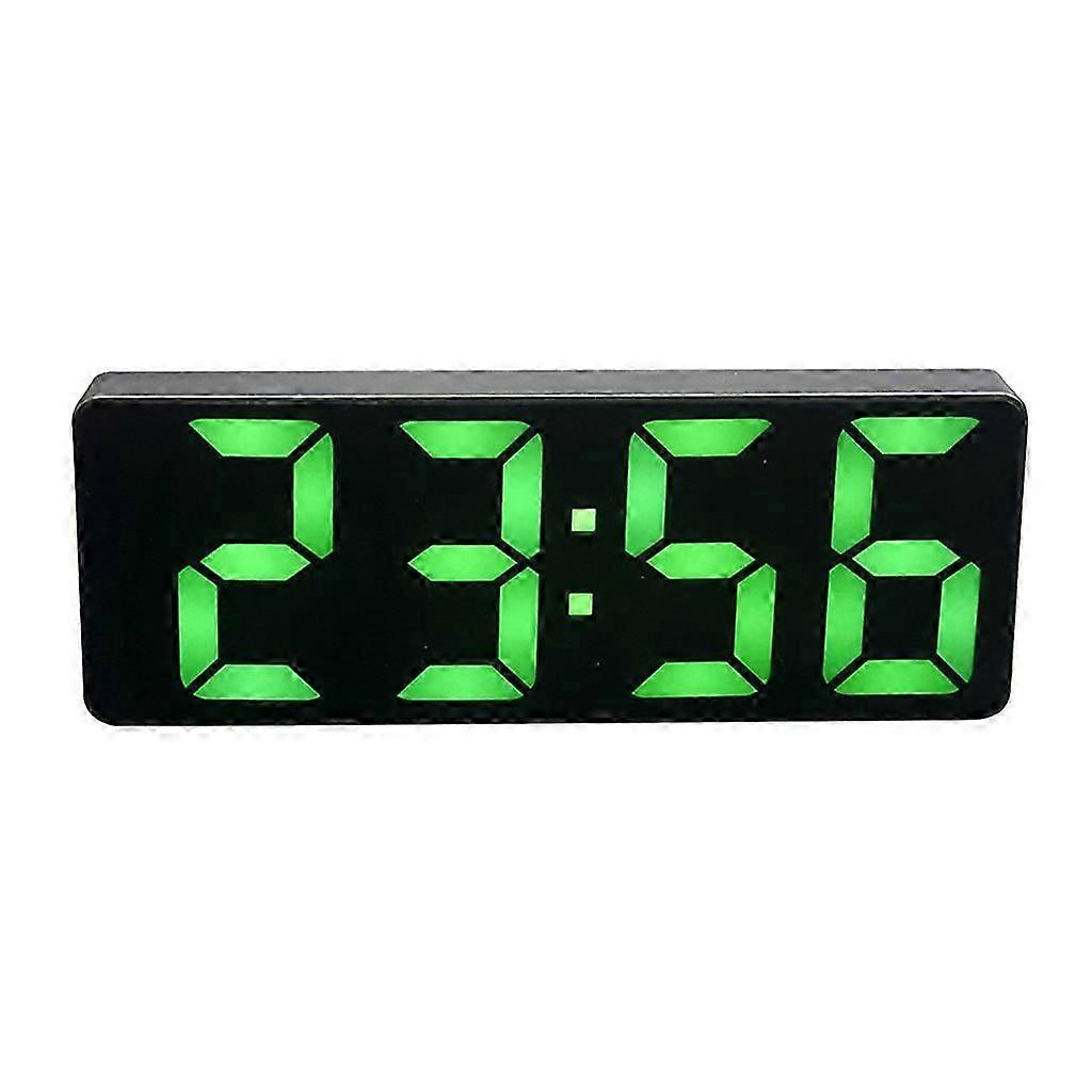 Large LED Backlight Display Clock Digital Alarm Electronic Clock Color Random