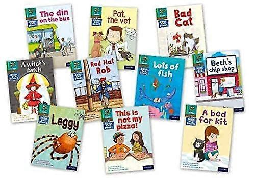 قراءة الكتابة شركة الصوتيات كتاب حقيبة الكتب: مجموعة خضراء 1 كتاب حقيبة كتب (حزمة مختلطة من 10)