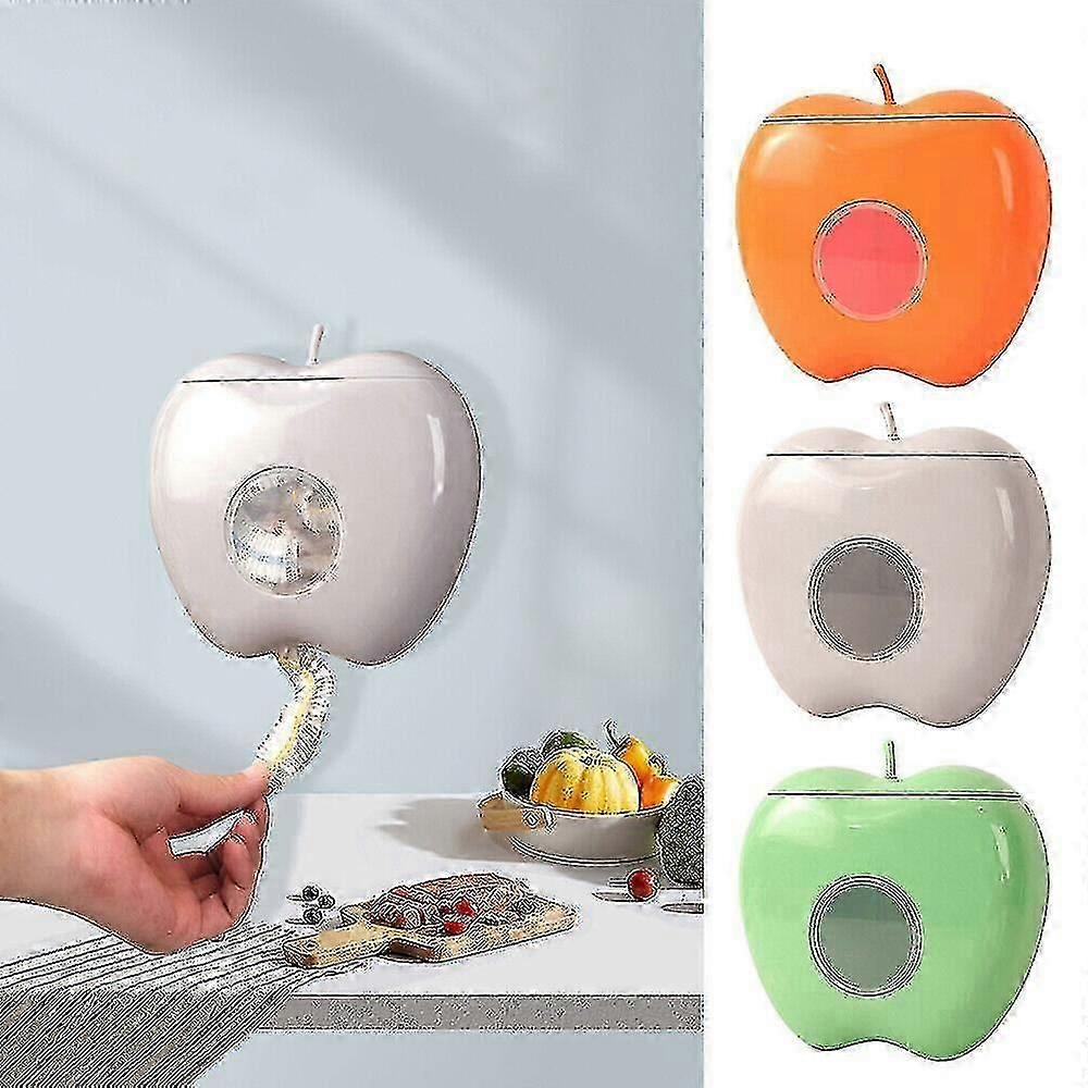 غطاء بلاستيكي غلاف صندوق تخزين طازج حفظ حقيبة استخراج تنظيم مربع المطبخ المنزل المثبت على الحائط بدون تثقيب