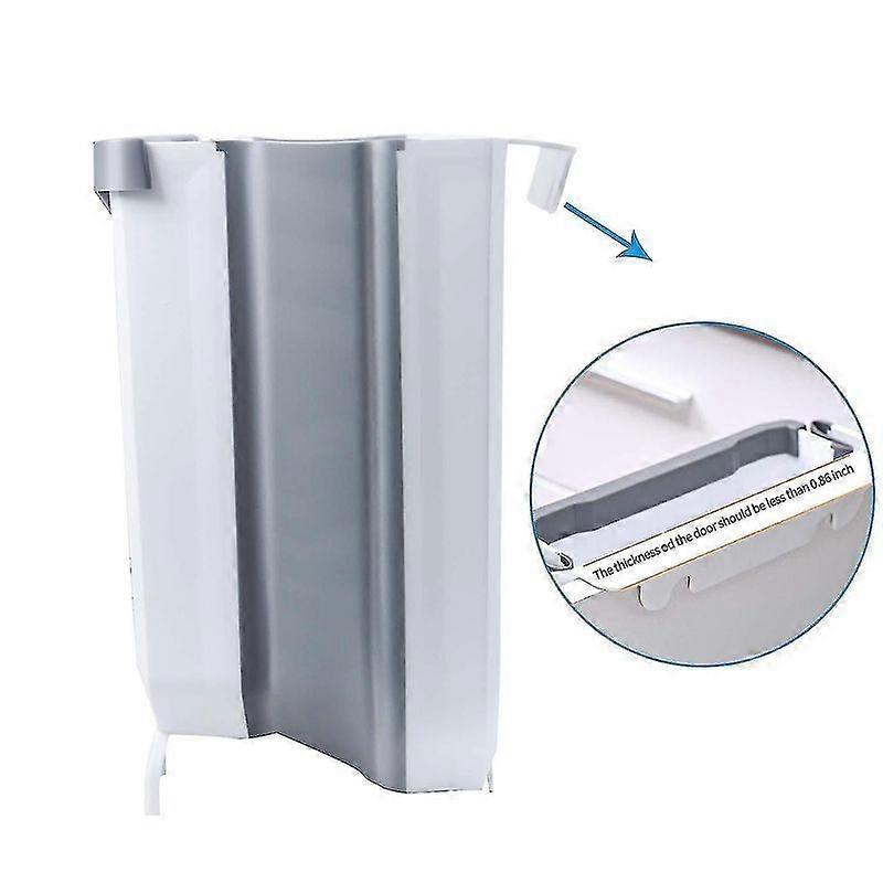 Hanging Trash Can For Kitchen, Foldable Waste Bins, Collapsible Garbage Can