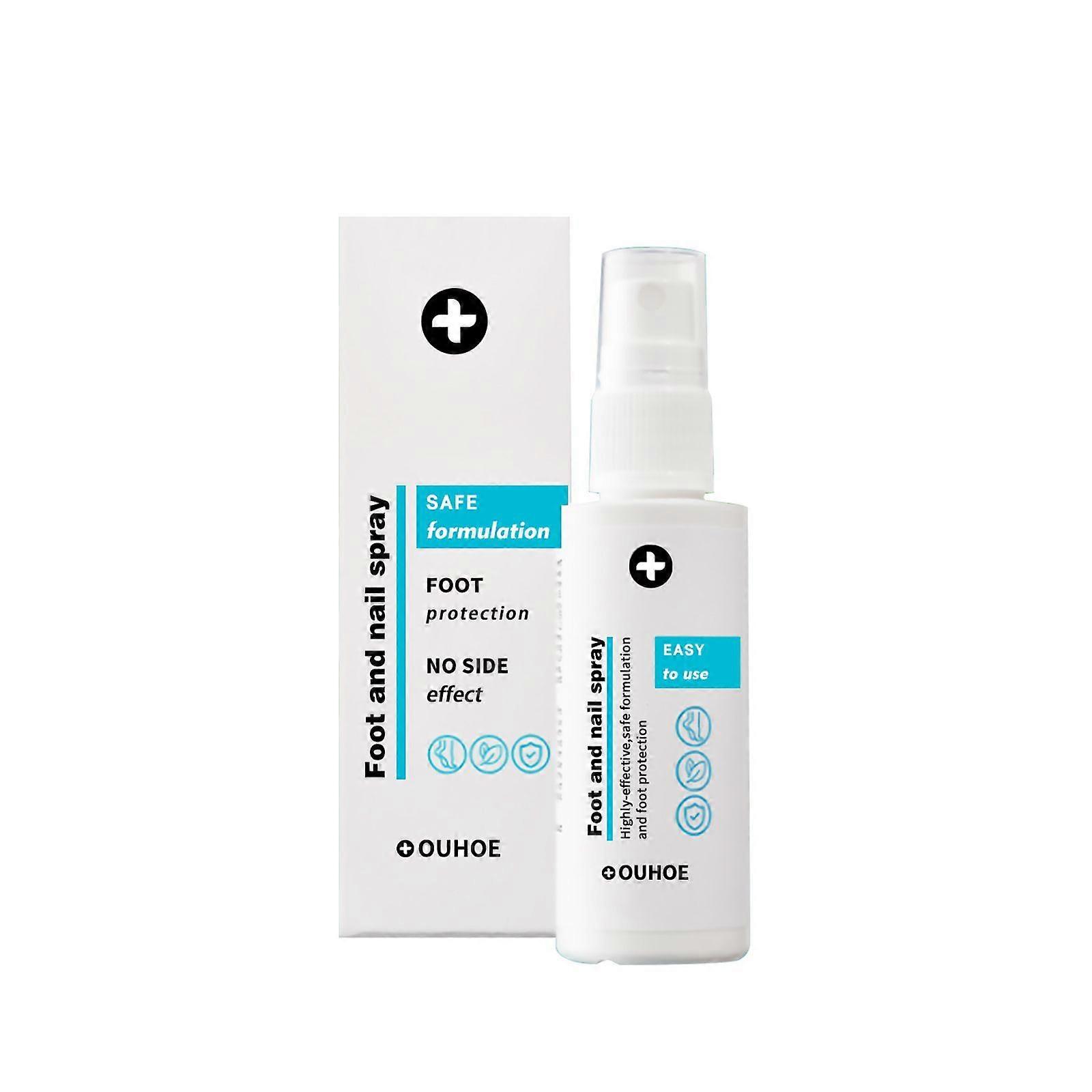 2x Pé e unha Spary, Natural e poderoso Foot Care