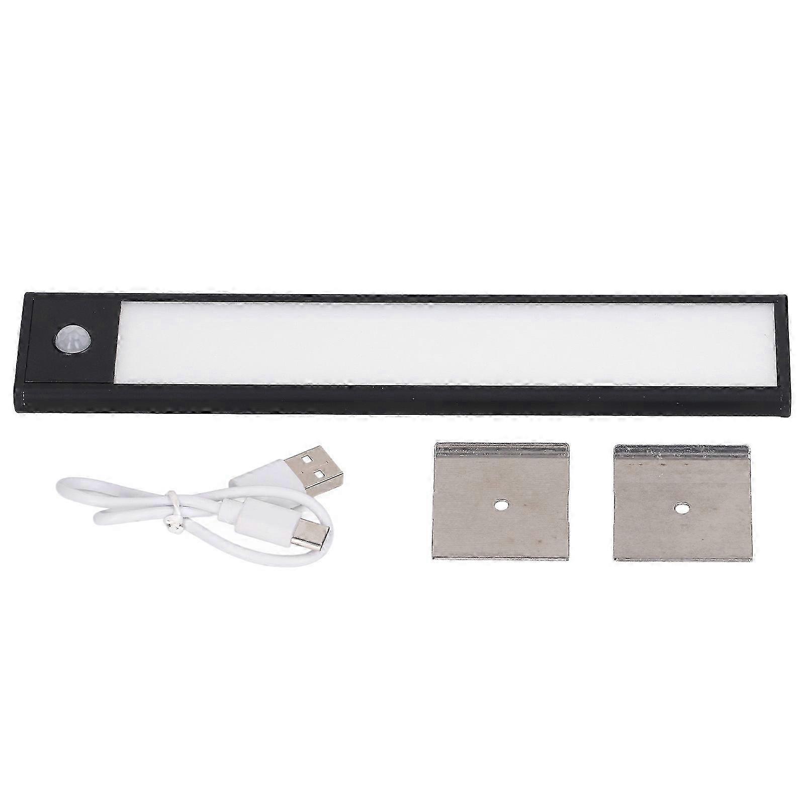 LED Motion Sensor Light Aluminum Alloy Intelligent Cordless USB Wardrobe Motion Sensor Lamp for Cabinet