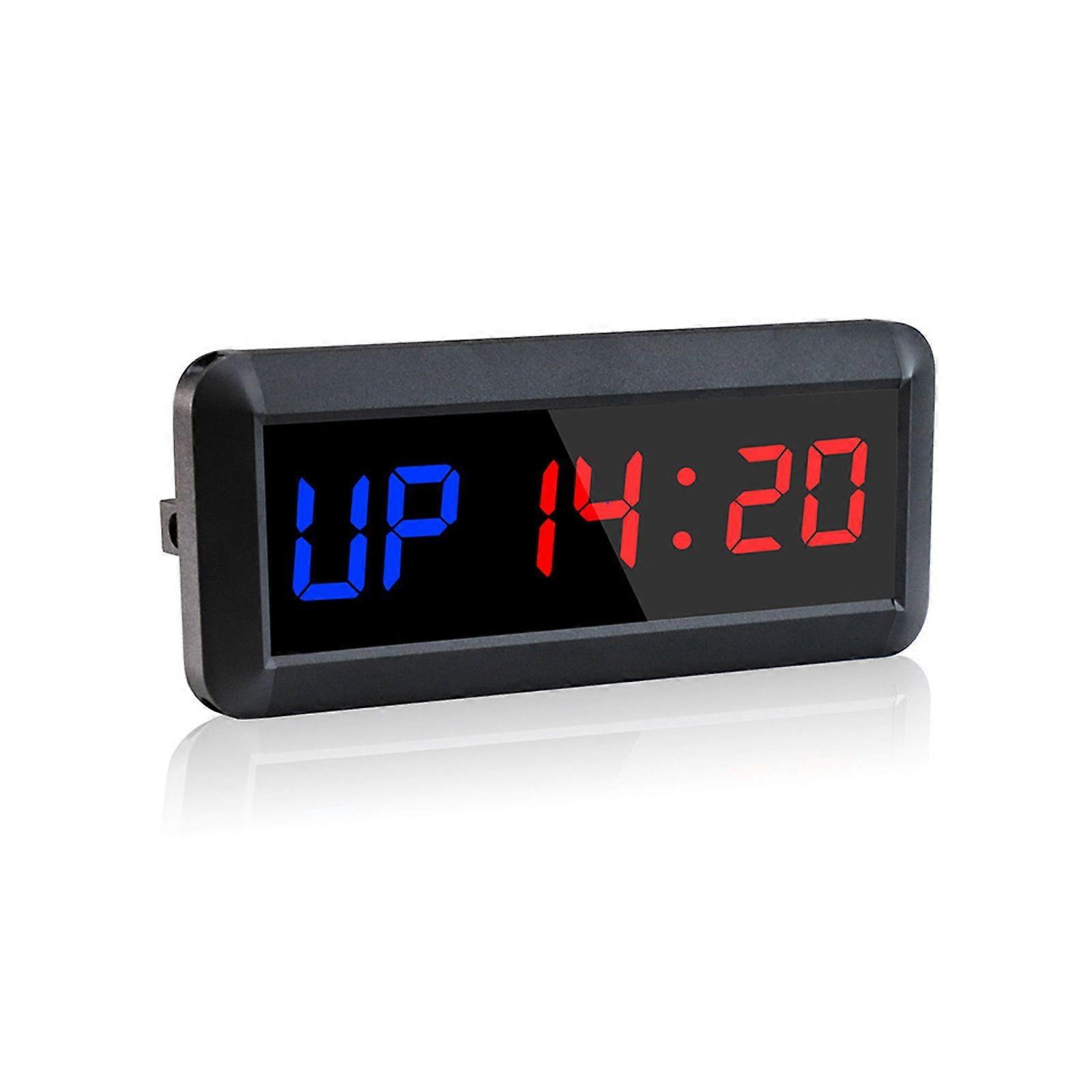 Multi-Function Sports LED Fitness Timer, Tabata/FGB/EMOM Interval Timer, Clock Countdown/Up Stopwatch for Home Workout, Garage Workout, Gym, Boxing, S