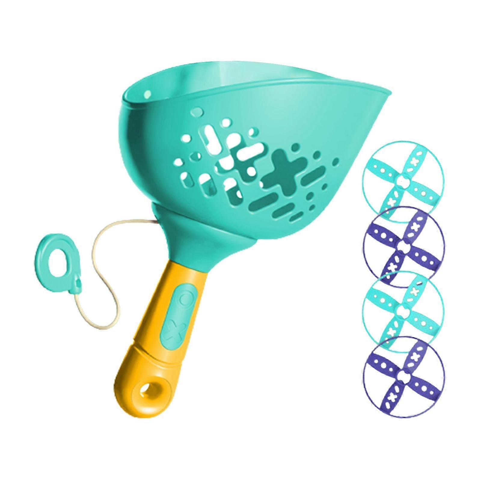 up Flying Saucer Machine Parent Child Interactive Toys flying Launcher Toy for
