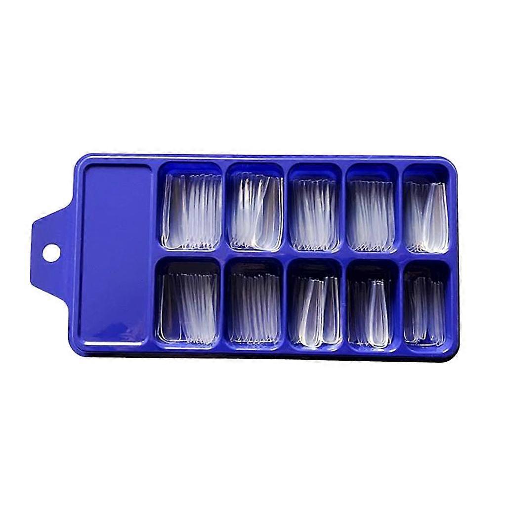 100 pezzi unghie extra lunghe ballerine falso abs artificiale per le donne ragazze 