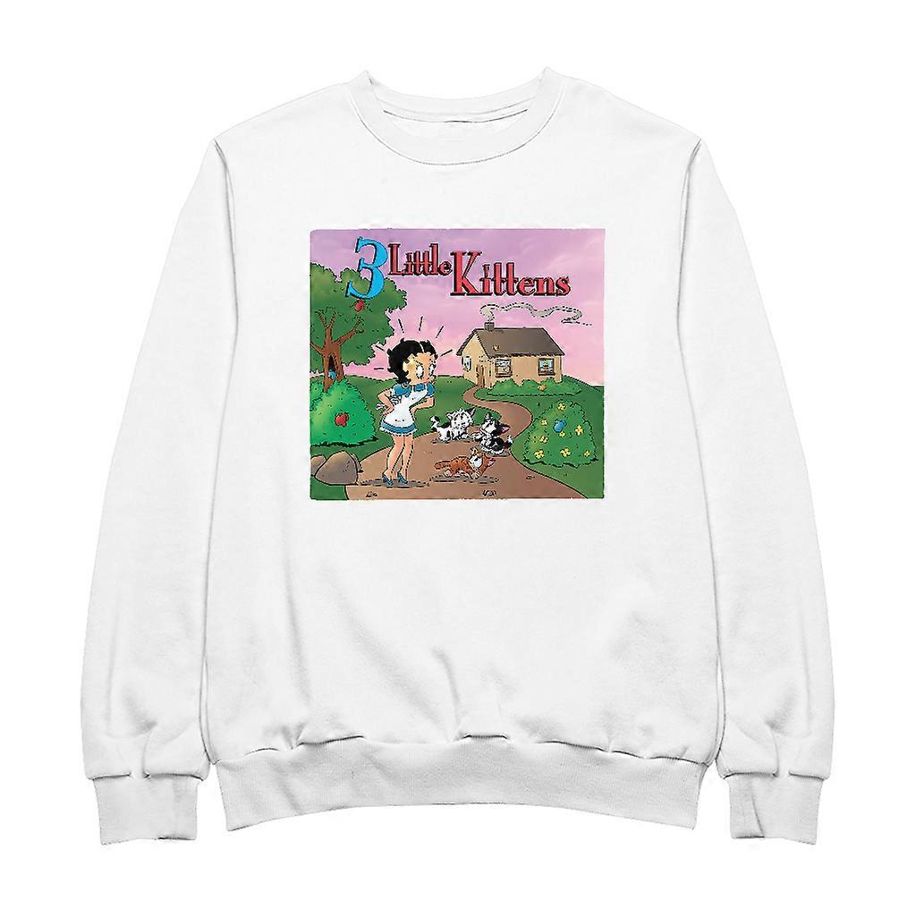 Betty Boop Three Little Kittens Women's Sweatshirt